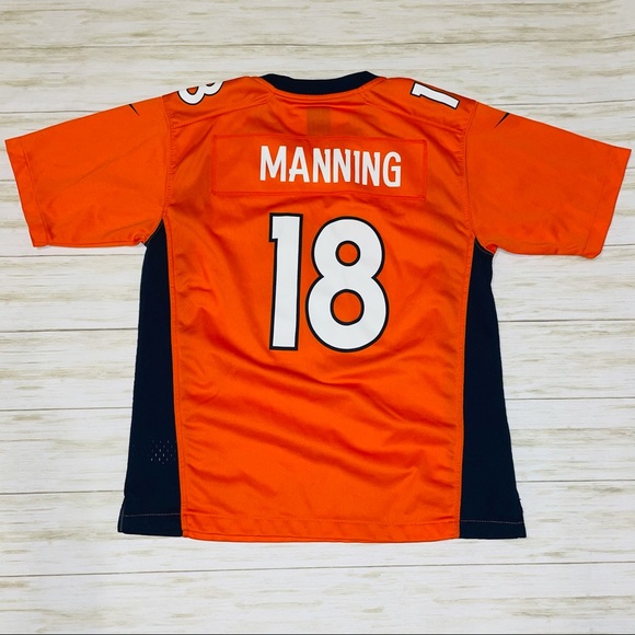 π΄SOLDπ΄Nike Peyton Manning Broncos jersey youth Sz L π₯ - Picture 1 of 7